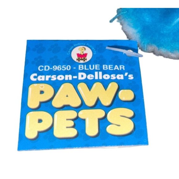Carson-Dellosas Blue Bear Paw-Pets Hand Puppet For Kids - Picture 3 of 4